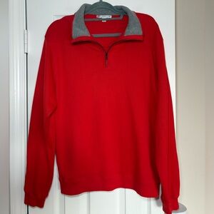 Cutter & Buck Red 1/4 Zip Pullover‎ – Size L